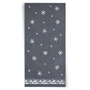 Zwoltex Unisex's Towel Aspen 2 Grey/Pattern