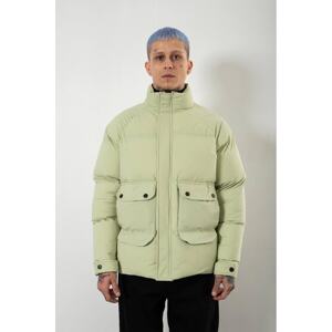 XHAN Green Oversized Double Pocket Down Jacket
