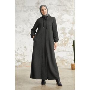 InStyle Levina Abaya with Concealed Pops - Anthracite