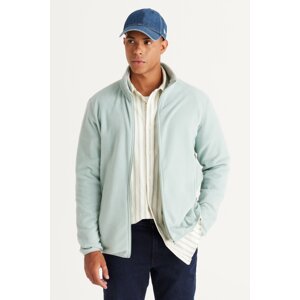 AC&Co / Altınyıldız Classics Men's Cagla Anti-pilling Non-Pilling Standard Fit Stand-Up Bato Collar Sweatshirt Fleece Jacket