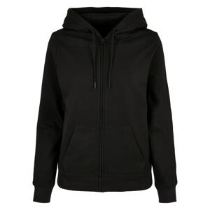 Women's Basic Zip-Up Hoodie Black