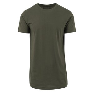 Long T-shirt in the shape of an olive