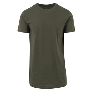 Long T-shirt in the shape of an olive