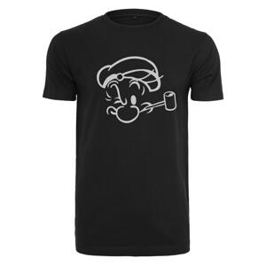 Popeye Face Sketch Tee Black