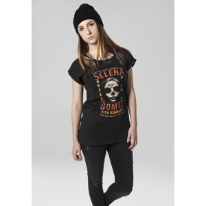 Women's T-shirt Selena Gomez Kill Em Skull black