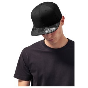 Camo Visor Snapback Black Camouflage