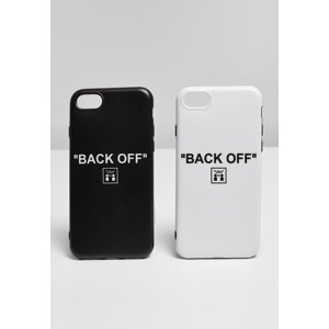 Back Off I Phone 6/7/8 Phone Case Set White/Black