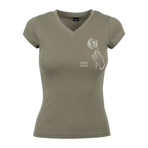 Ladies Only Love Olive Tee