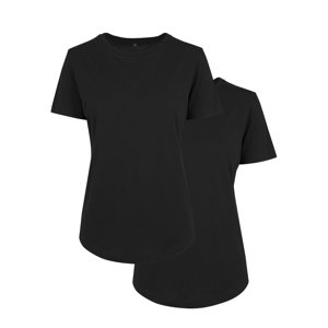 Ladies Fit Tee 2-Pack T-Shirt black/black
