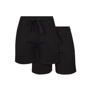 Women's Terry Shorts 2-Pack Black