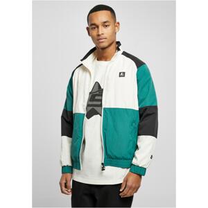 Starter Color Block Retro Jacket pale white/dark fresh green/black