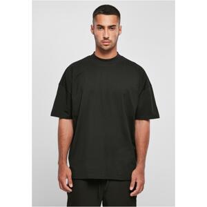 Oversized Mock Neck Tee Black