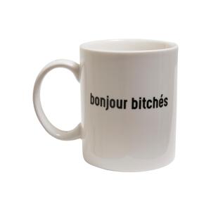 Bonjour Bitches Cup white