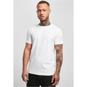 Eco-friendly fitted stretch T-shirt white