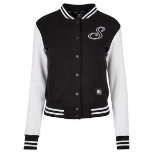 Women's Starter Sweat College Jacket Black/White