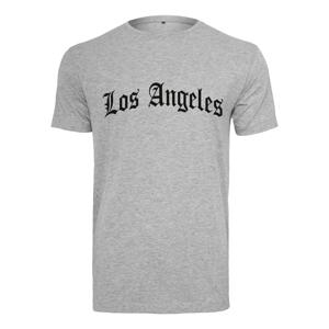 Los Angeles Wording Tee heather grey