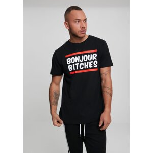 Black Bonjour T-shirt