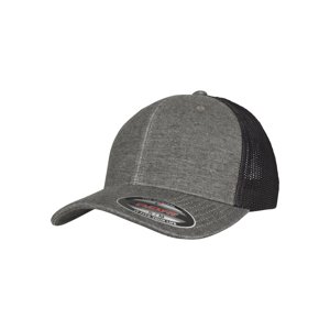 Retro Trucker Melange Cap Khaki/Black Mesh