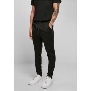 Side Zipper Tech Fleece Jogger Black