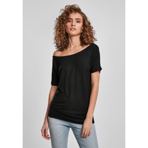 Women's viscose T-shirt black