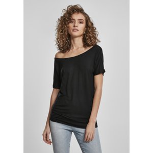 Women's viscose T-shirt black
