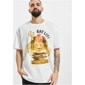 Eat Lit Oversize Tee White