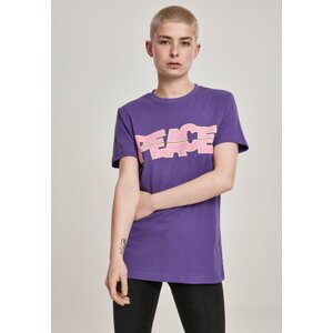 Women's ultraviolet T-shirt Peace