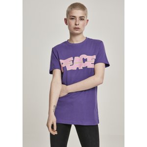 Women's ultraviolet T-shirt Peace