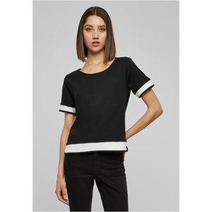 Women's T-shirt Terry Mesh blk/wht