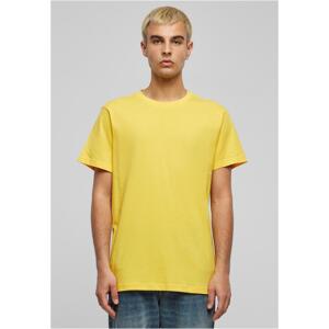 Basic T-shirt with a round neckline taxi - yellow
