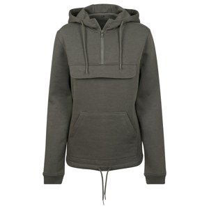 Women's hooded sweater olive