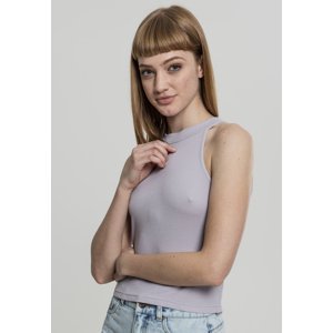 Women's Cropped Top Turtleneck - Grey