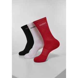 SKRRT. 3-Pack Socks Red/White/Black