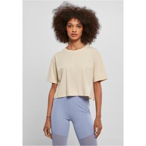 Women's short oversized T-shirt from the soft sea