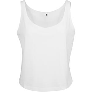 Women's oversized tank top white