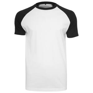 Raglan contrasting t-shirt wht/blk