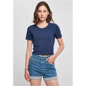 Ladies Cropped Tee lightnavy