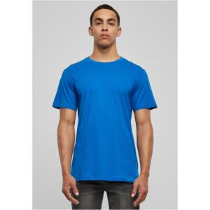 Basic T-shirt with a round neckline cobalt blue