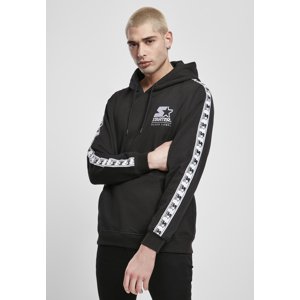 Starter Logo Taped Hoody Black