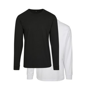 Long sleeve with cuff 2-pack black/white