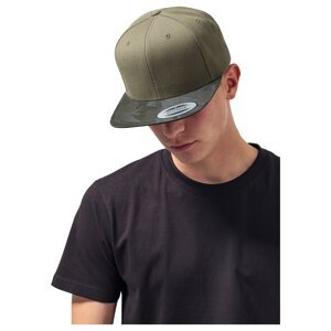 Camo Visor Snapback Olive Camouflage