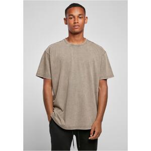 Acid Washed Heavy Oversize Tee darkkhaki