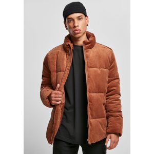 Caramel boxed corduroy jacket