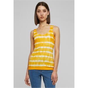 Women's tie-dye tank top wht/ora