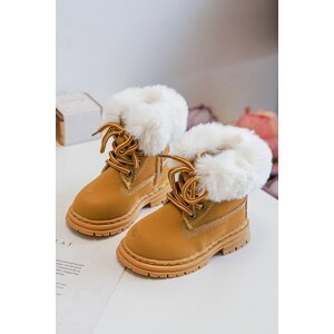 Kids Hip Trappers Shoes with Camel Gerande Fur