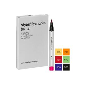 Stylefile Marker Brush 6pcs Starter Kit