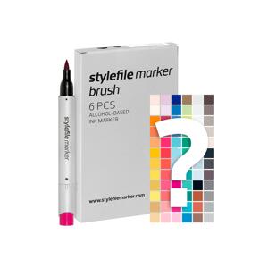 Stylefile Marker Brush 6pcs Try