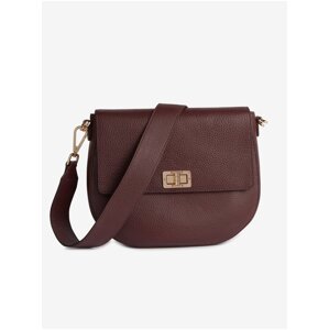 Burgundy women's leather handbag Geox Borsa - Women