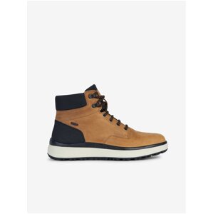 Brown Men's Suede Ankle Boots Geox Granito - Men's