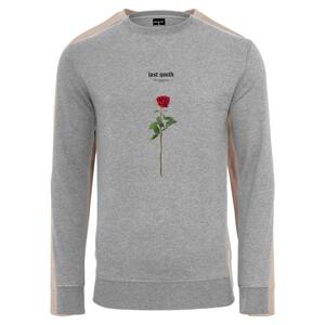 Lost Youth Rose Crewneck Grey